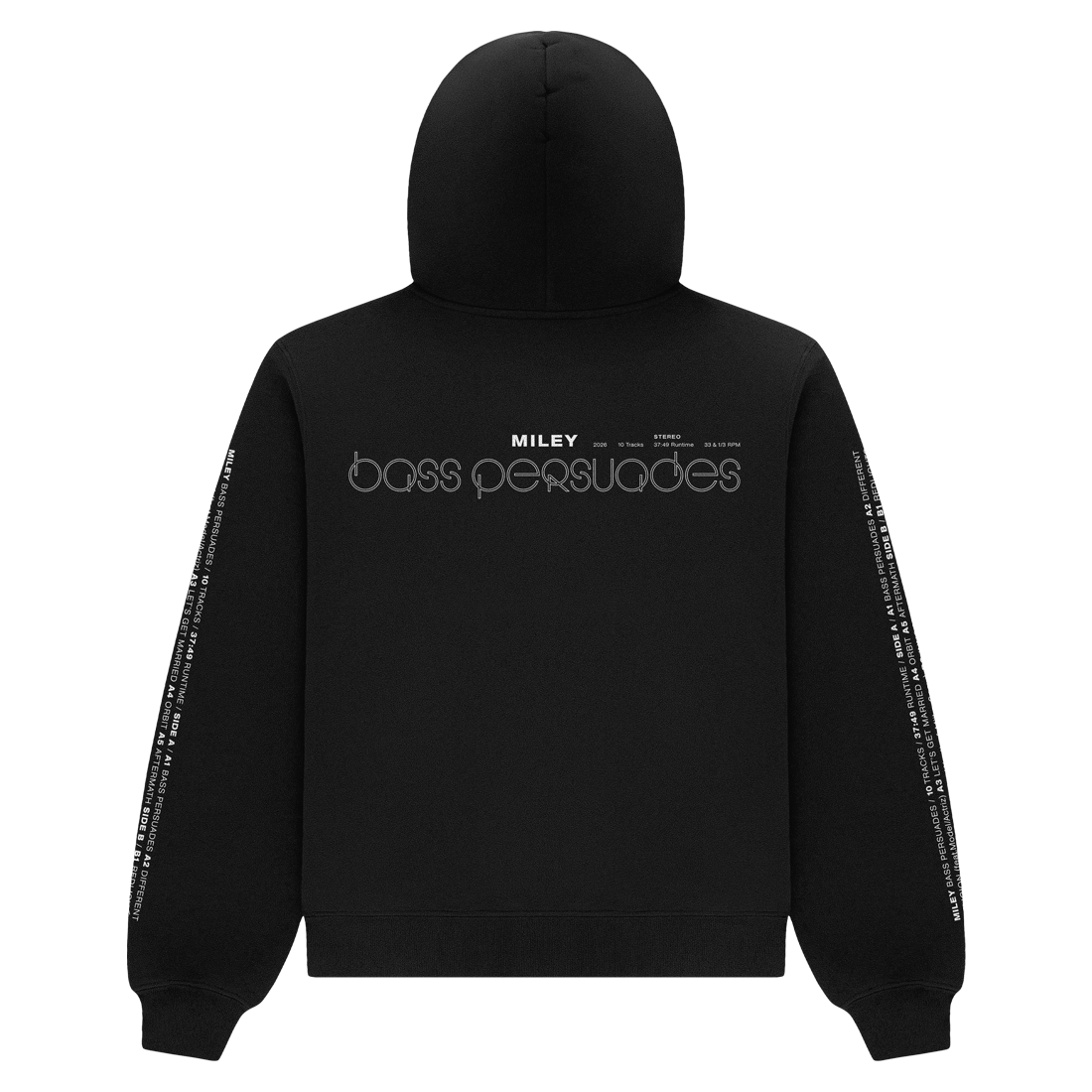 Bass Persuades - Black Hoodie